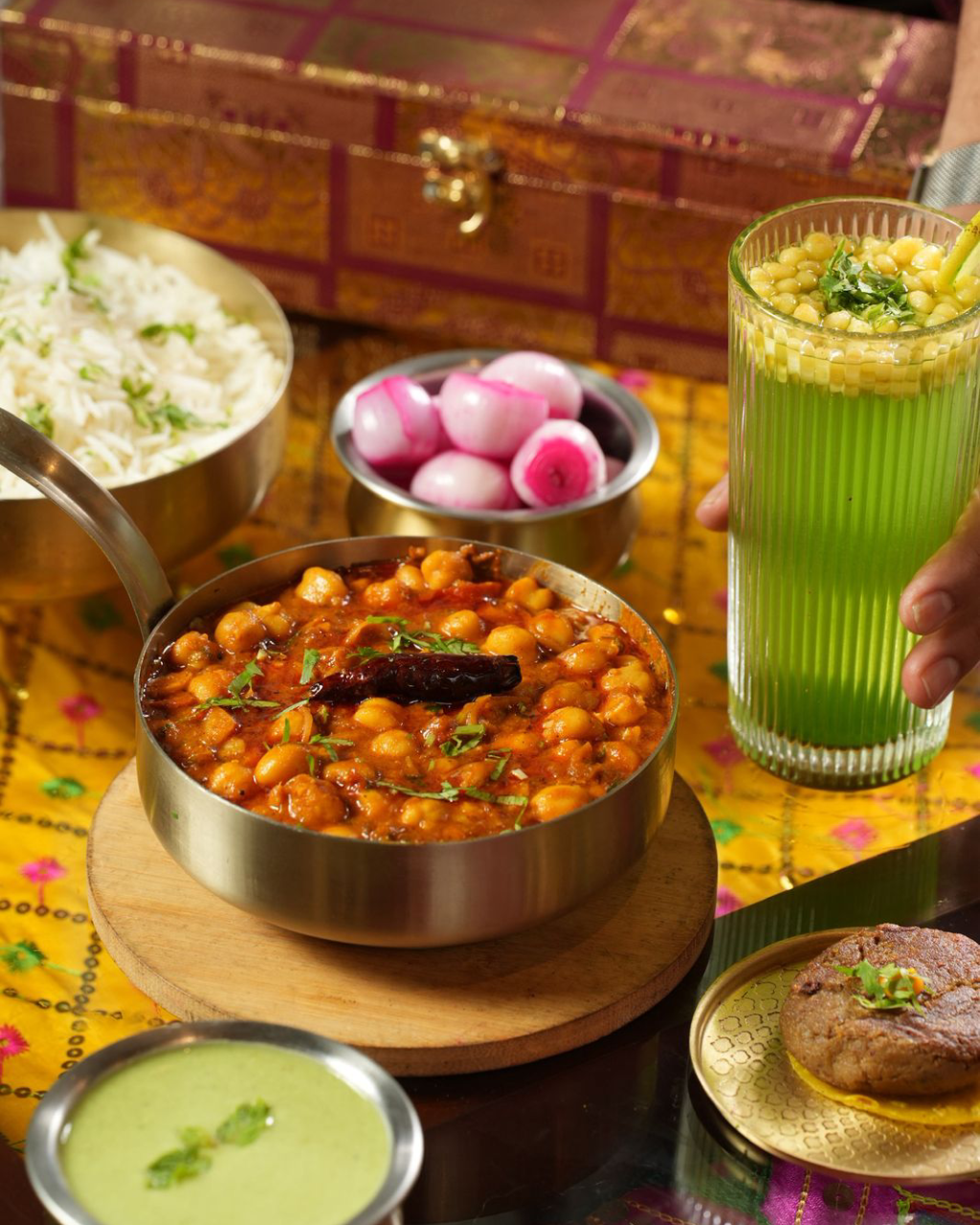 Curries and rice