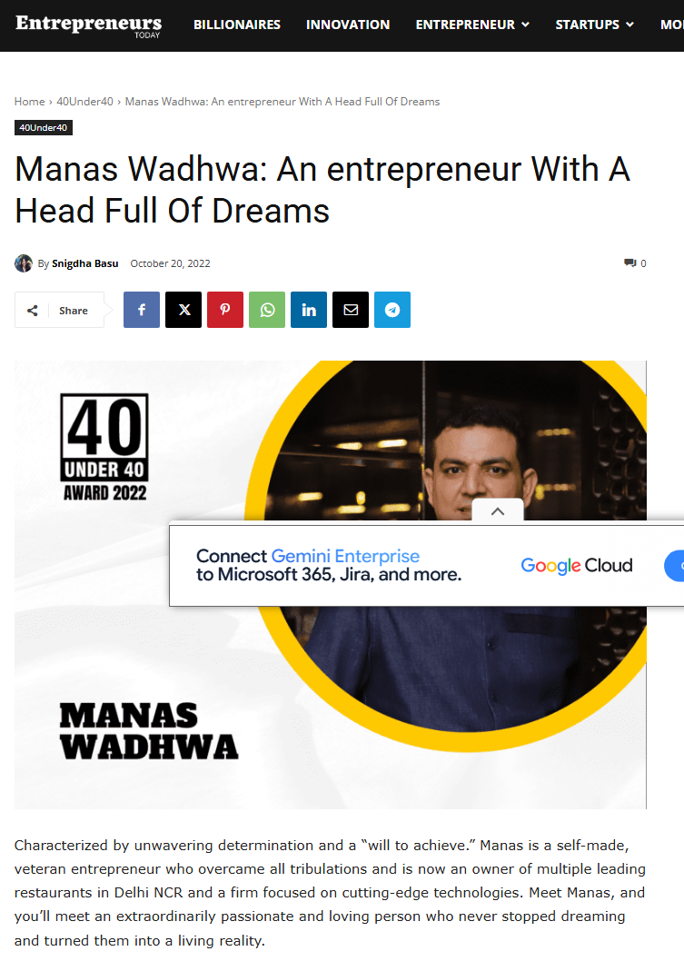 Entrepreneurs Today